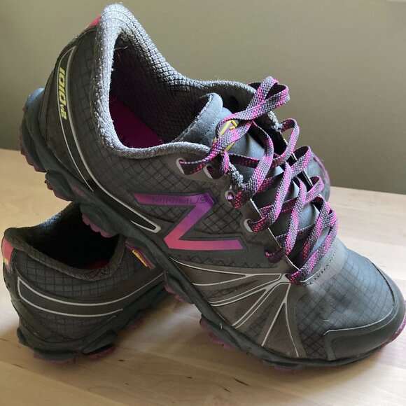 New Balance 1010v2 Trail Running Shoes - Gray/Purple - Picture 1 of 7